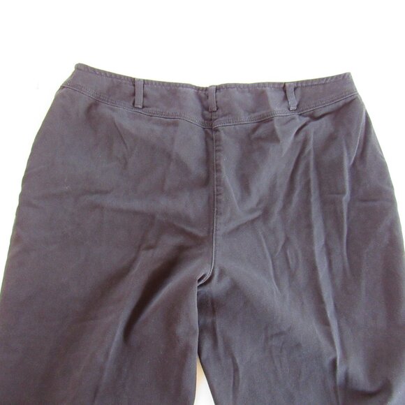 Emma James Women's Black Casual Trousers Pants Flat Front Waistband Size 14 - Picture 3 of 12